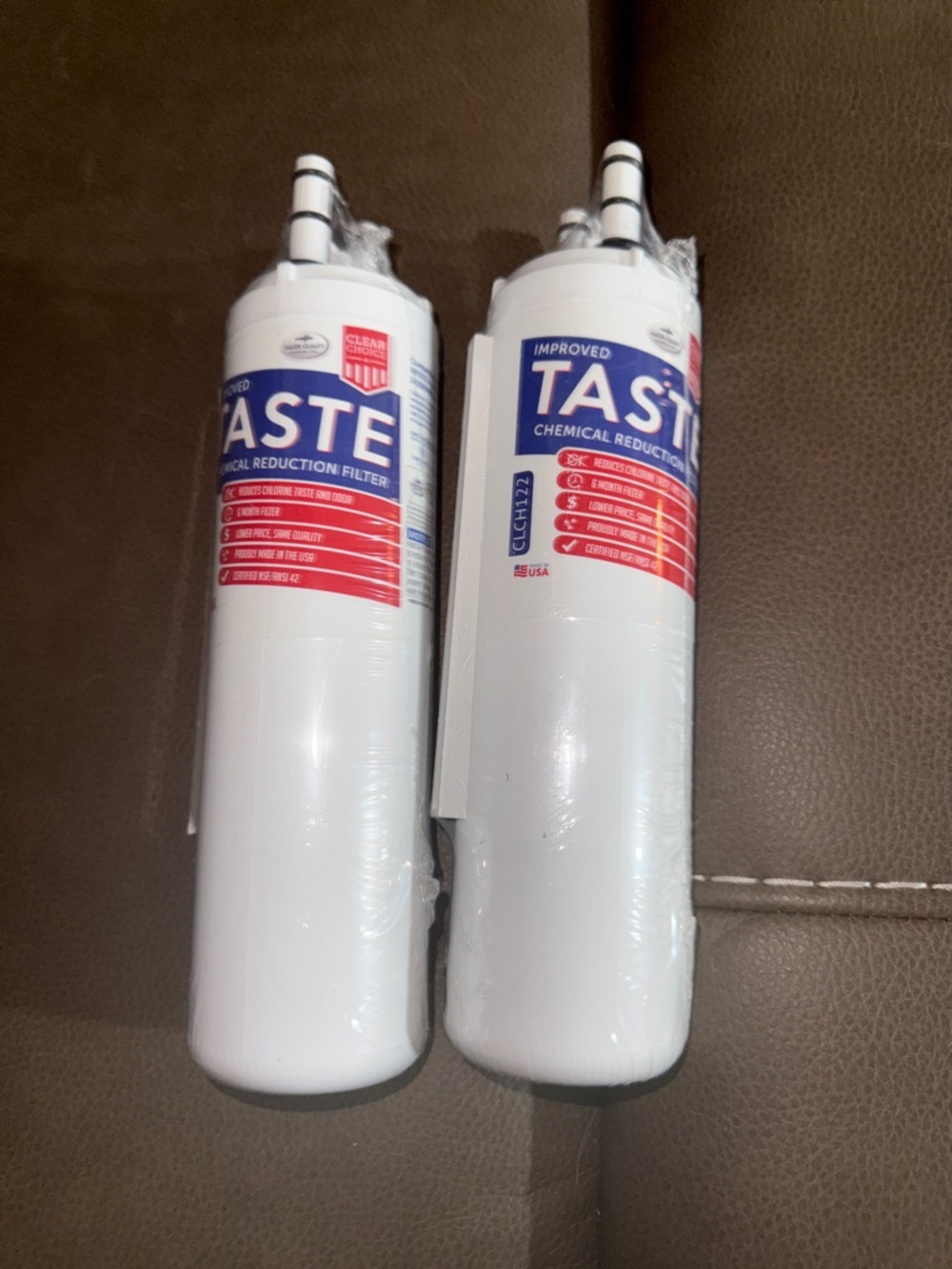 Clear Choice #CLCH122 Fridge Water Filter- 2 Pack